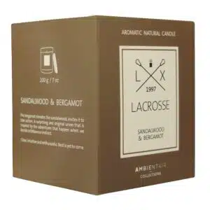 Lumânare parfumată Sandalwood & Bergamot 200 g marca Ambientair Lacrosse