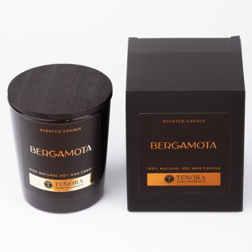 Lumânare parfumată premium Bergamota 190 g Tenora